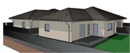 Eladó új építésű ikerház, Újhartyán 4 szoba 98 m² 69.99 M Ft